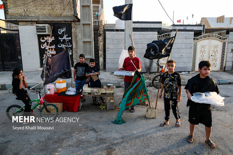 کودکان رامشیر؛ پیشگامان خدمت حسینی