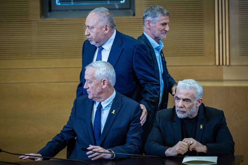 بنی گانتس , بنیامین نتانیاهو ,