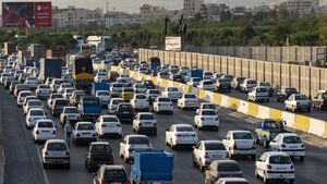 ترافیک سنگین در محور چالوس