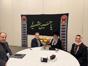 عکس/ دیدار خاخام ضد صهیونیست با عراقچی در ریودوژانیرو