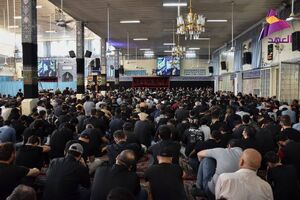 عکس/ مقتل خوانی روز عاشورا در حرم سیده زینب (س) در دمشق