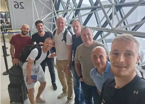 اسکوچیچ با دستیاران جدید در راه استانبول + عکس
