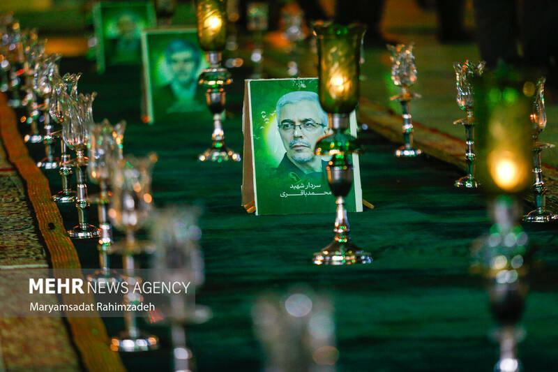 شام غریبان و لاله گردانی خدام حرم شاهچراغ (ع)