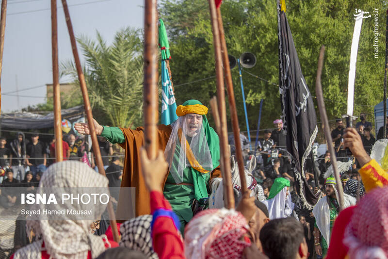 تعزیه روز عاشورا در شهرستان شوش _ خوزستان