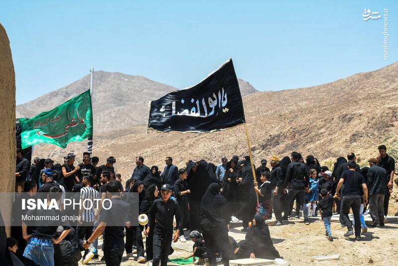 عزاداری روز عاشورا در امامزاده «سید ابراهیم» روستای «دربند» - خراسان شمالی