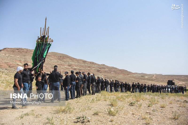 عزاداری عاشورای حسینی در روستای «اروانه» سمنان