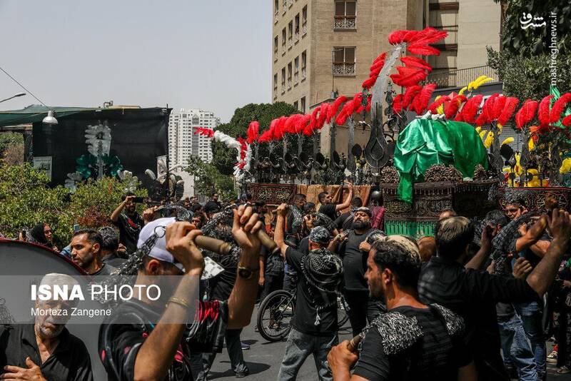 مراسم عاشورای حسینی - ده‌ونک تهران