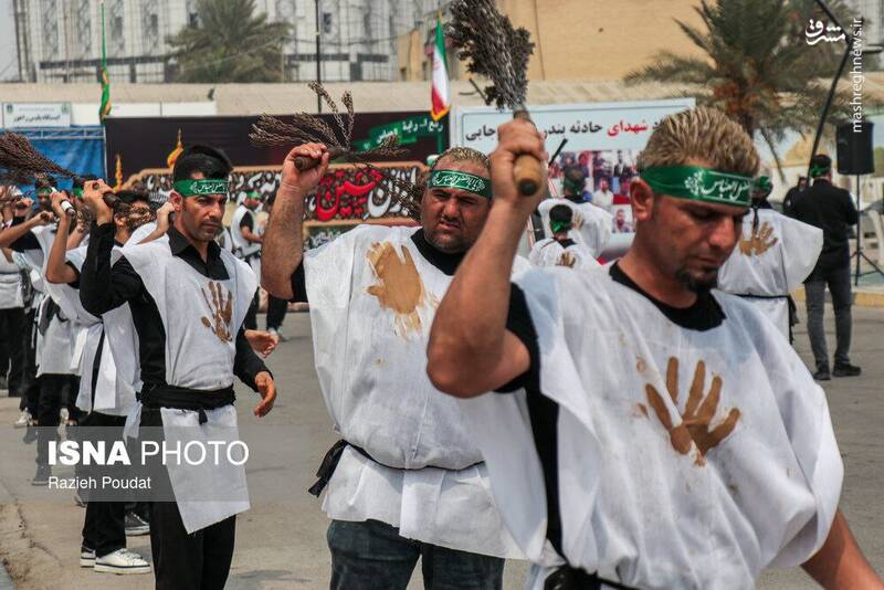 مراسم عزاداری عاشورا در مصلی قدس بندرعباس