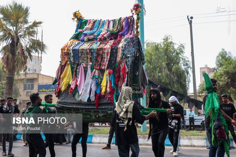 مراسم عزاداری عاشورا در مصلی قدس بندرعباس