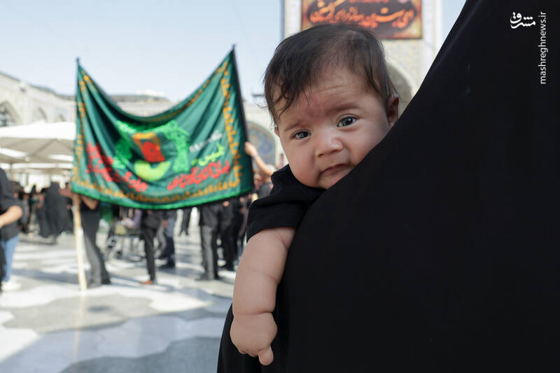 عزاداری روز عاشورا در حرم رضوی _ مشهد