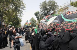 عزاداری روز سوم شهادت امام حسین(ع) در تهران