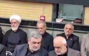 فیلم / حضور پزشکیان در مراسم بزرگداشت شهدای قرارگاه مرکزی خاتم الانبیا