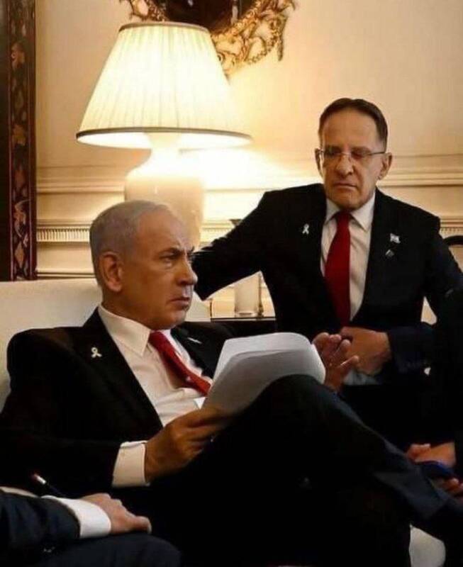 چهره نتانیاهو بعد از شنیدن خبر تارومار شدن نظامیان صهیونیست در غزه+عکس