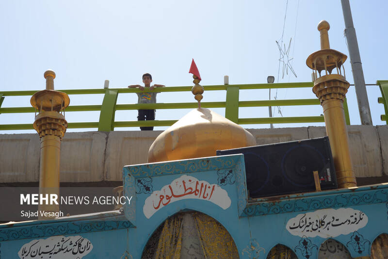 کاروان نمادین طایفه بنی اسد در همدان