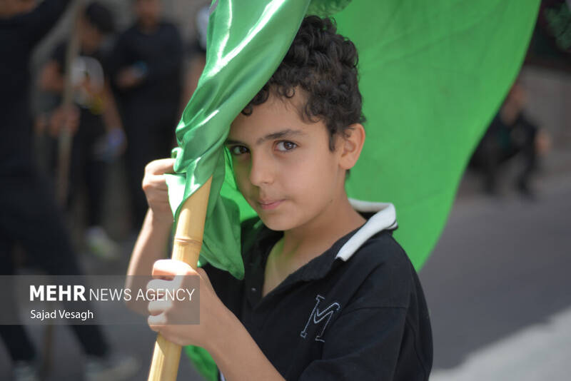 کاروان نمادین طایفه بنی اسد در همدان