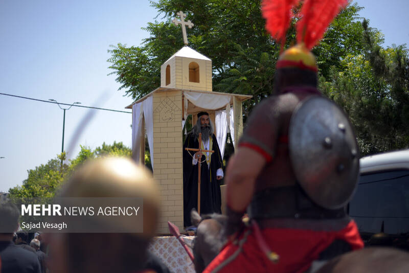 کاروان نمادین طایفه بنی اسد در همدان