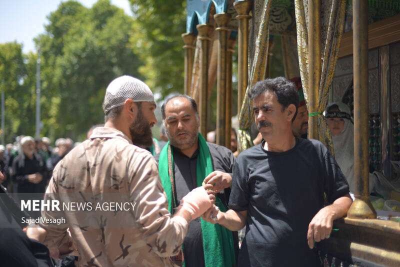 کاروان نمادین طایفه بنی اسد در همدان