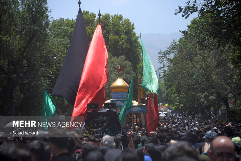کاروان نمادین طایفه بنی اسد در همدان