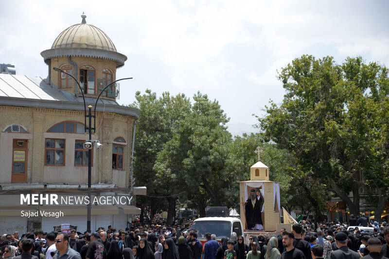 کاروان نمادین طایفه بنی اسد در همدان