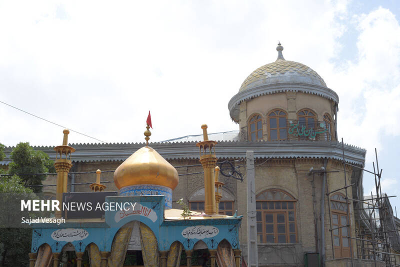 کاروان نمادین طایفه بنی اسد در همدان