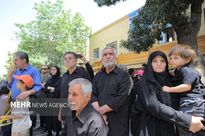کاروان نمادین طایفه بنی اسد در همدان