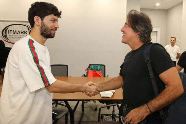 حضور ساپینتو و ۳ بازیکن استقلال در ایفمارک +عکس