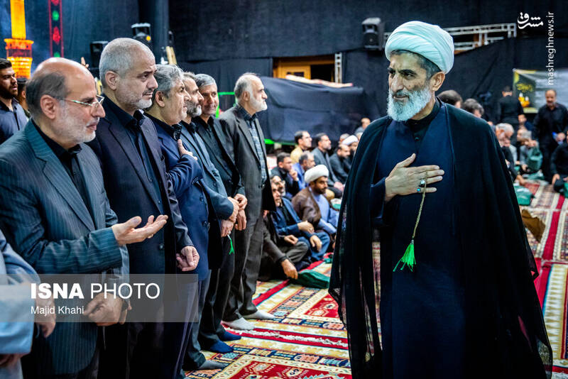 عکس / مراسم گرامیداشت شهدای حمله رژیم صهیونیستی به زندان اوین در مسجد ارگ 25