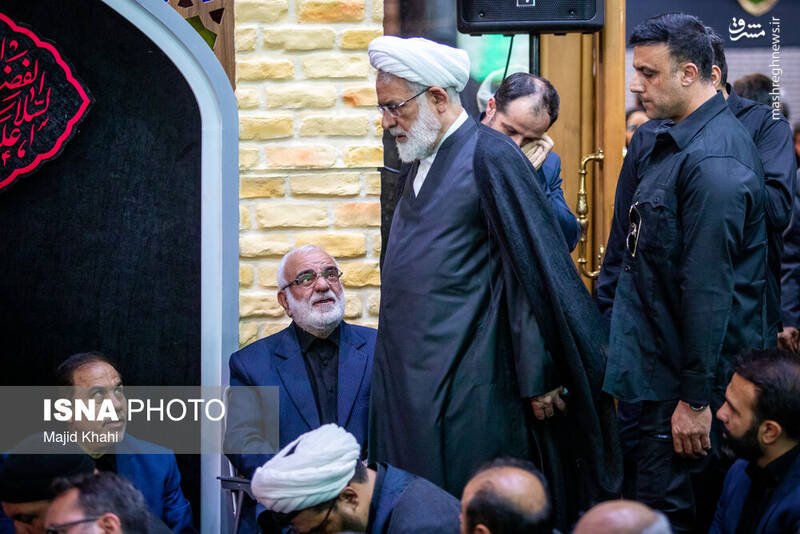 عکس / مراسم گرامیداشت شهدای حمله رژیم صهیونیستی به زندان اوین در مسجد ارگ 18