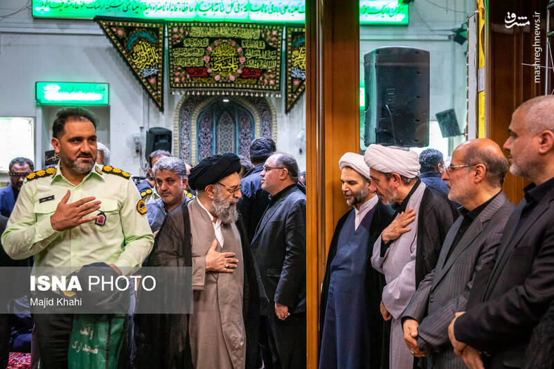 عکس / مراسم گرامیداشت شهدای حمله رژیم صهیونیستی به زندان اوین در مسجد ارگ 16
