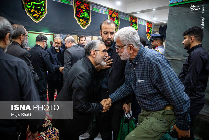 عکس / مراسم گرامیداشت شهدای حمله رژیم صهیونیستی به زندان اوین در مسجد ارگ 9
