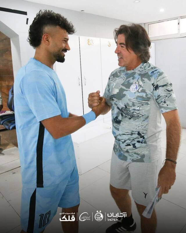 معارفه ساپینتو در کمپ ناصر حجازی +عکس