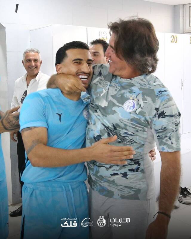 معارفه ساپینتو در کمپ ناصر حجازی +عکس