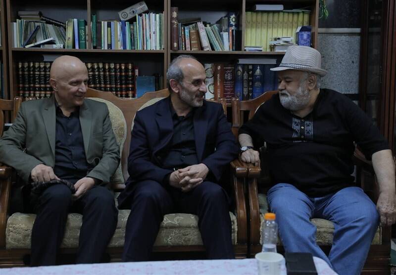 دیدار جبلی با اکبر عبدی و عوامل سریال «سبزواران» + عکس 6