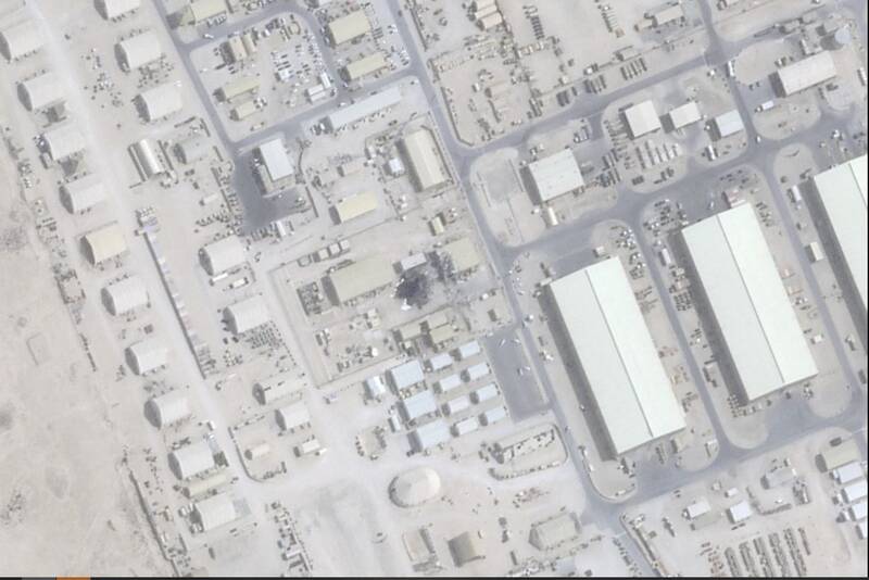 حمله ایران گنبد ارتباط امن پایگاه آمریکا را در قطر منهدم کرده است +عکس و فیلم