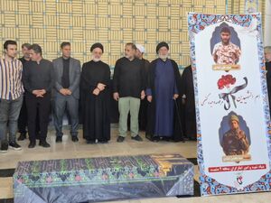 پیکر همسر امام جمعه سابق مشهد تشییع شد