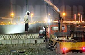 فیلم / حضور خانواده "نیان" در محل اجرای حکم قاتل فرزندشان