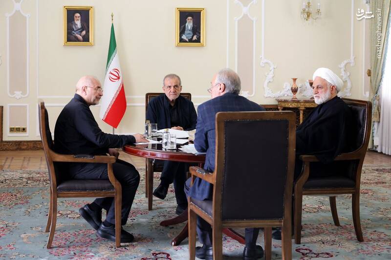 جلسه سران قوا به میزبانی رئیس جمهور برگزار شد