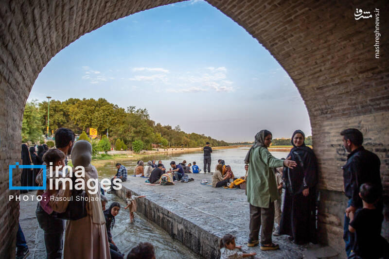 عکس/ میهمانان زاینده رود