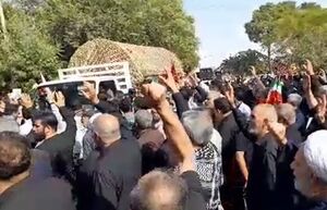 فیلم/ تشییع پیکر ۷ شهید حمله رژیم صهیونی در کاشان