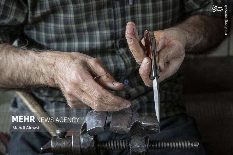 عکس / چاقوی زنجان؛ میراثی در دست استادکاران 12