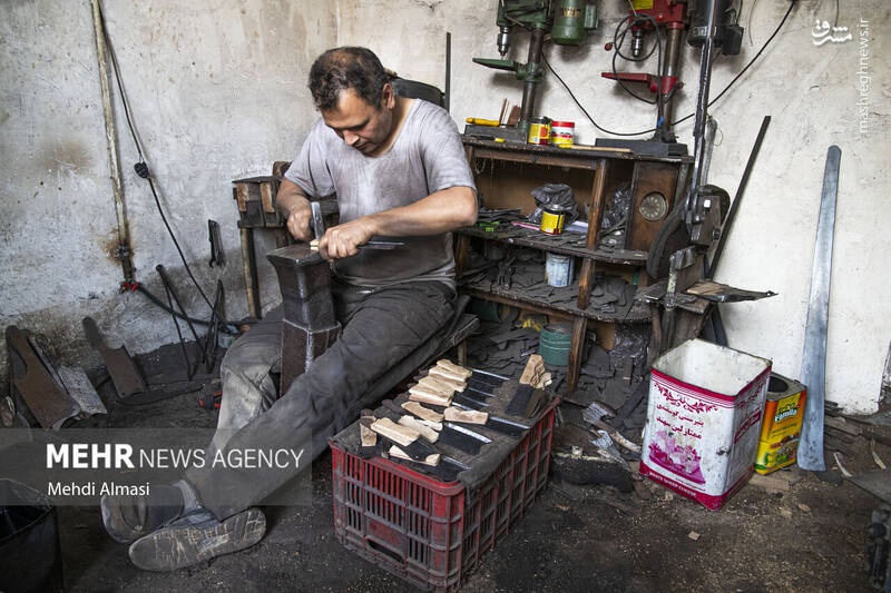 عکس / چاقوی زنجان؛ میراثی در دست استادکاران 11