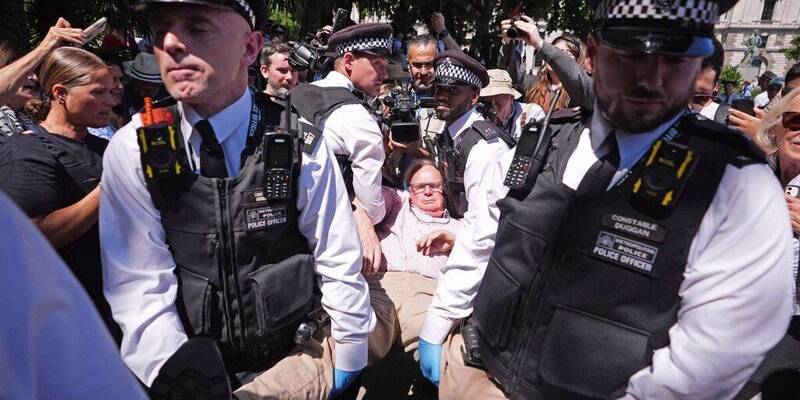گروه،دولت،بازداشت،نفر،اعلام،فلسطين،انگليس،پليس،معترضان،بريتا ...