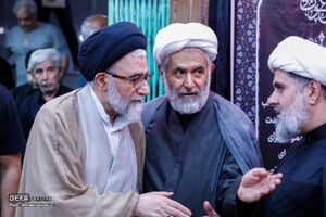 عکس / حضور شخصیتها در مراسم یادبود حجتالاسلام علی طائب
