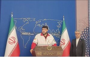 فیلم/ حضور کولیوند در نشست خبری سخنگوی وزارت خارجه