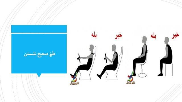 طرز صحیح نشستن، ایستادن و راه رفتن+ عکس