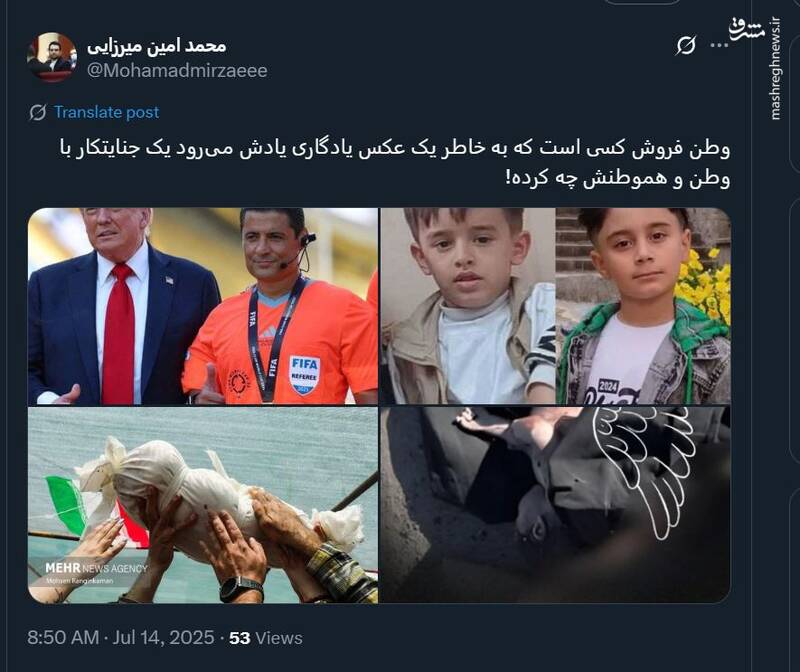 فغانی یک وطن فروش است