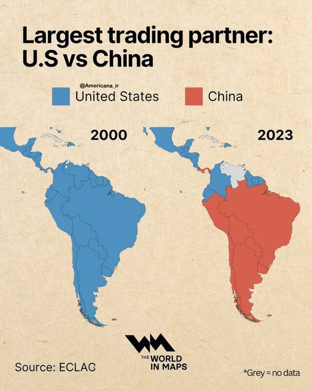 چرخش آمریکای لاتین به سمت چین