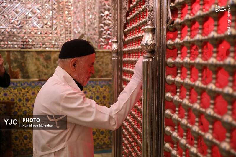 عکس / آیین غبارروبی ضریح مطهر امامزاده صالح (ع) 4