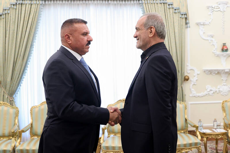 وزیر کشور عراق با پزشکیان دیدار کرد+ عکس