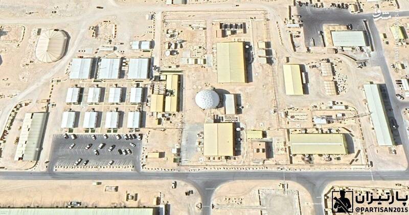 تصاویر جدید از رادوم منهدمشده در پایگاه العدید